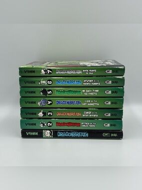 RARE Y2K Dragonbreath Hardback Books Lot by Ursula Vernon School Ninja Frogs